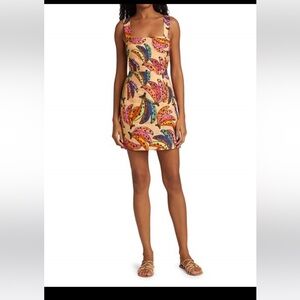 Farm Rio Banana Bunch Mini Dress, Sz Small